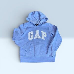 GAP Light Blue Pullover Hoodie Girls (Large)